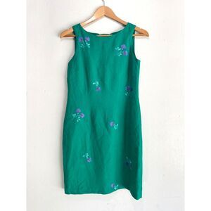Jessica Howard midi dress embroidered all over spring summerottage  c women 6